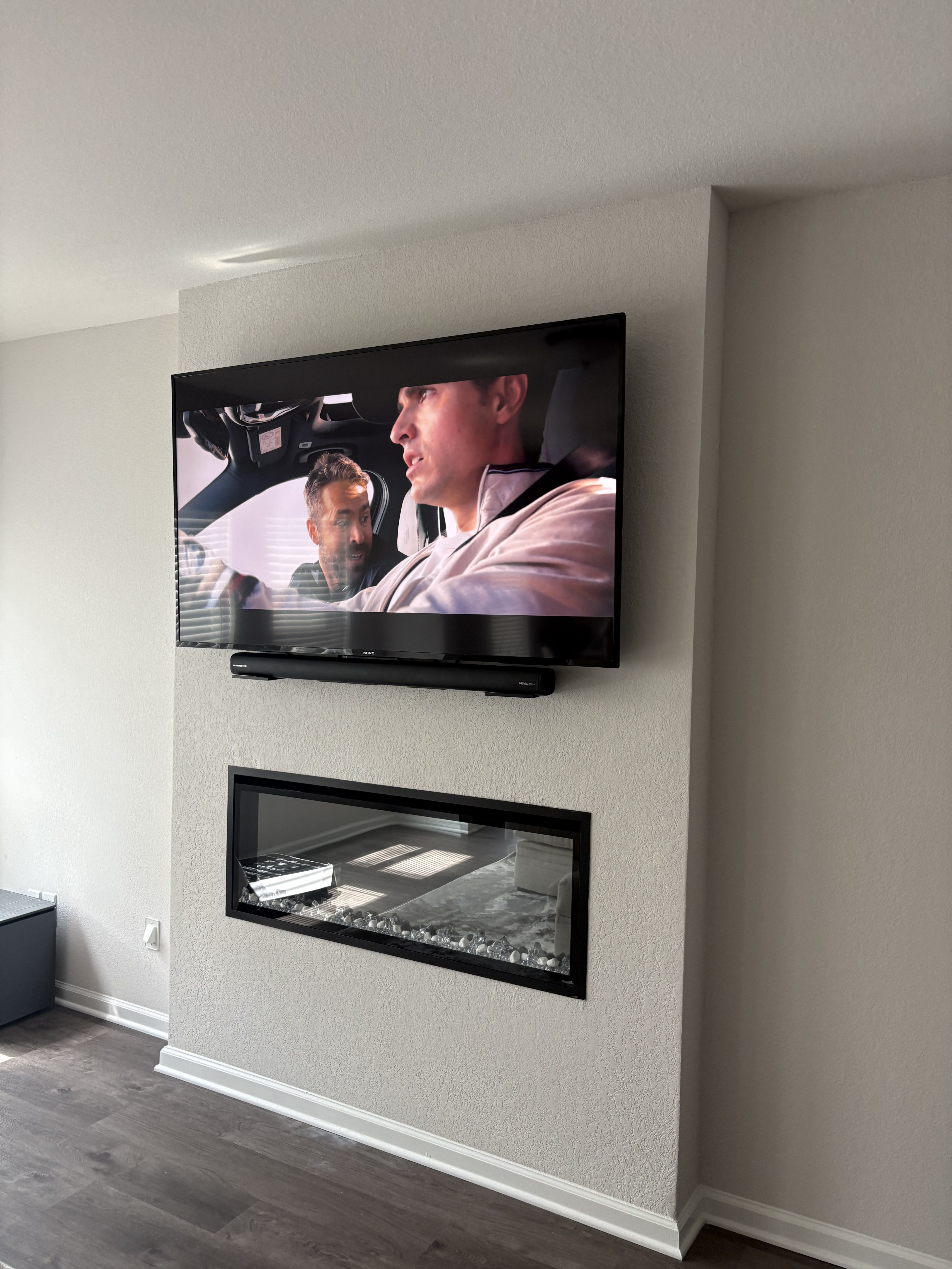 Sony modern fireplace